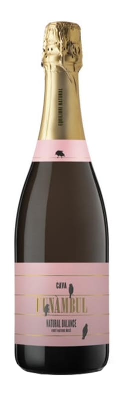 Entre Vinyes Funambul Brut Nature Rosado 2018 Front Bottle Shot