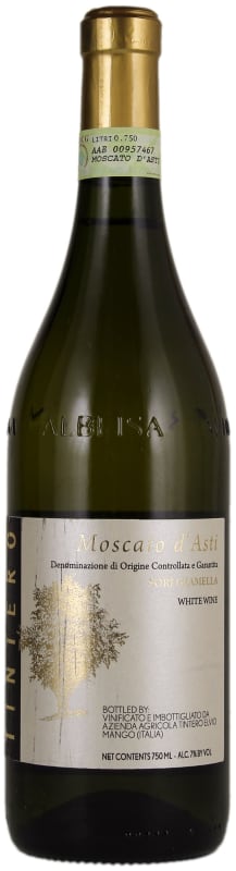Cantine Elvio Tintero Moscato d'Asti Sori Gramella 2018 Front Bottle Shot