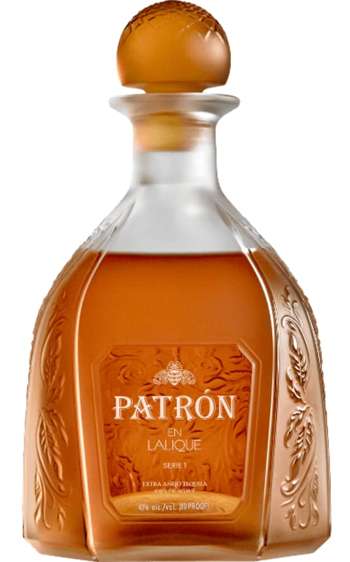 Patron En Lalique Serie 1 Tequila Front Bottle Shot