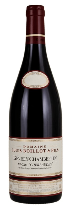 Domaine Louis Boillot Gevrey-Chambertin Cherbaudes Premier Cru 2019 Front Bottle Shot