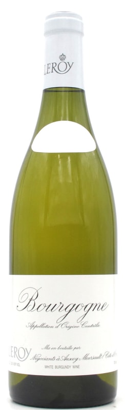 Maison Leroy Bourgogne Blanc 2017 Front Bottle Shot