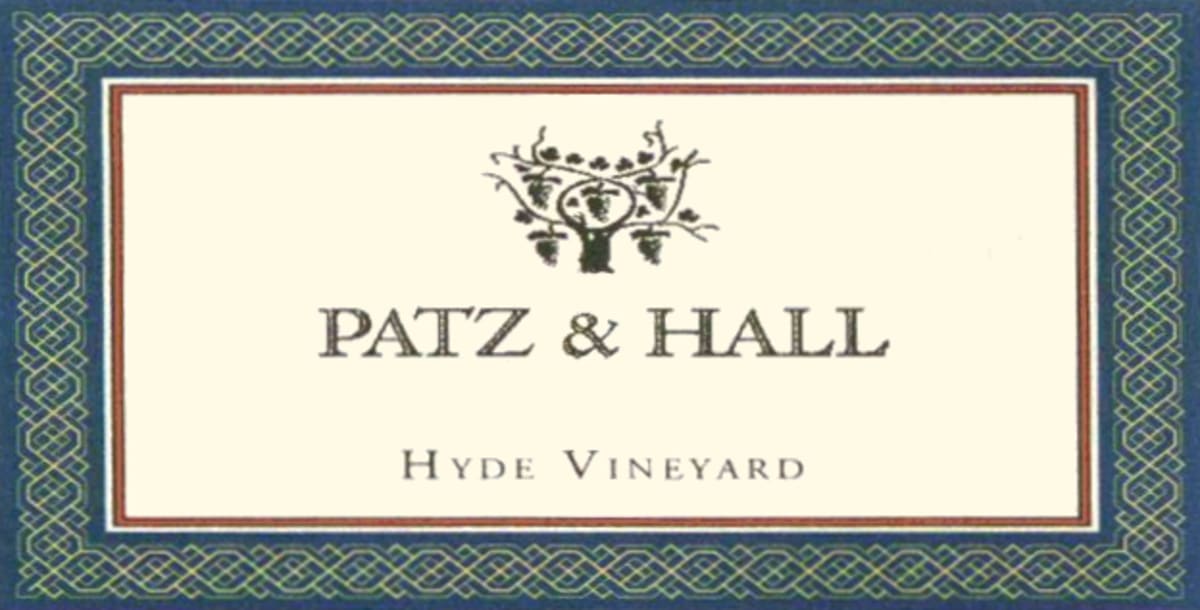 Patz & Hall Hyde Vineyard Chardonnay 2008 Front Label