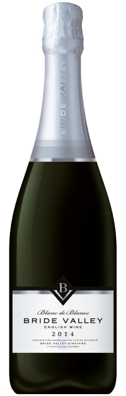 Bride Valley Blanc de Blanc 2014 Front Bottle Shot
