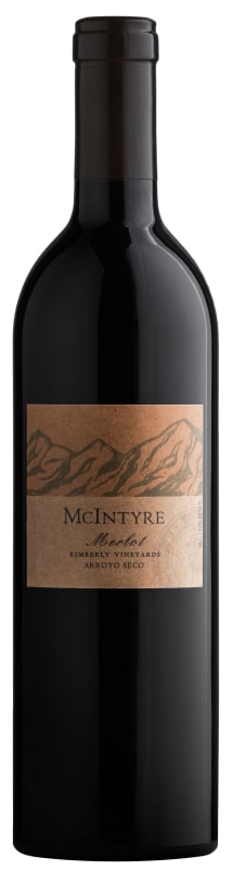 McIntyre Kimberly Vineyards Merlot 2015 Front Bottle Shot
