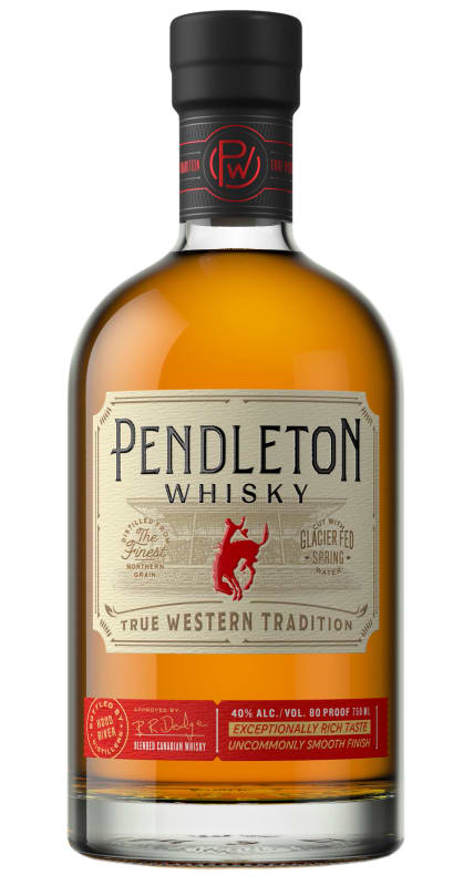 Pendleton Blended Canadian Whisky Front Bottle Shot