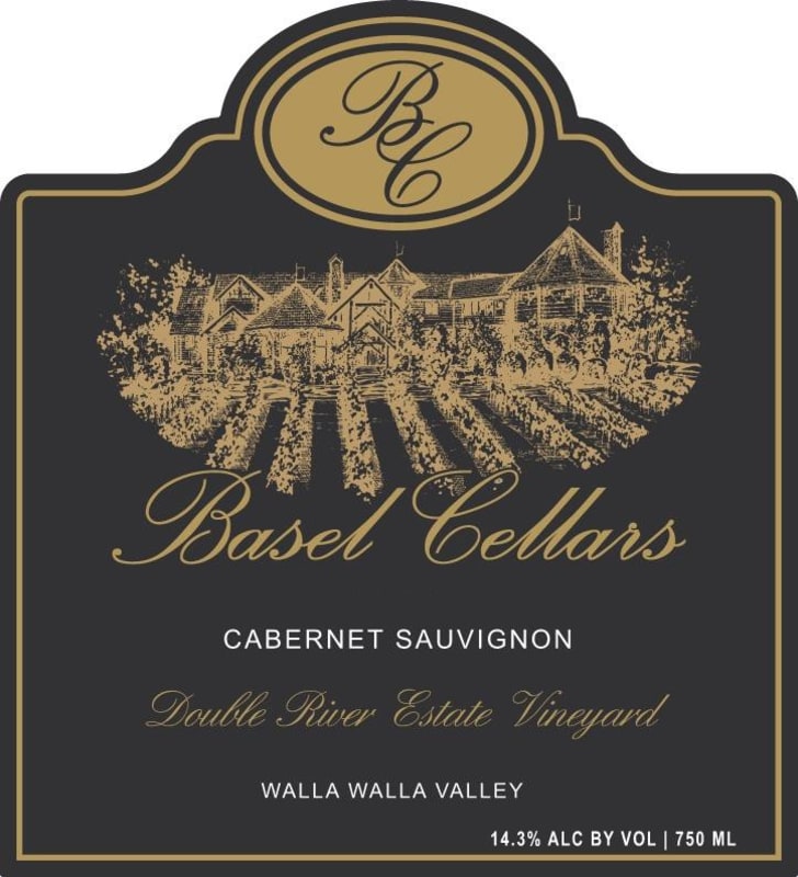 Basel Cellars Cabernet Sauvignon 2017 Front Label