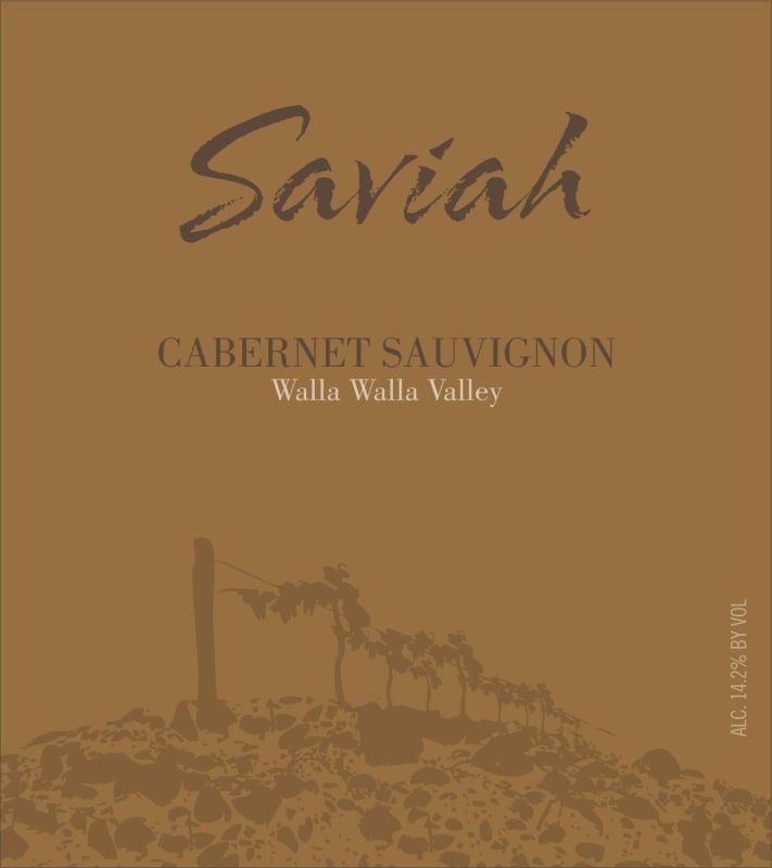 Saviah Walla Walla Valley Cabernet Sauvignon 2015 Front Label