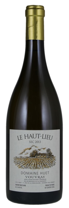 Domaine Huet Le Haut-Lieu Sec 2013 Front Bottle Shot