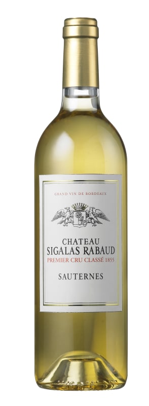Chateau Sigalas Rabaud Sauternes 2014 Front Bottle Shot