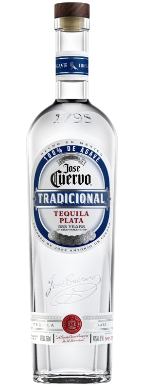 Jose Cuervo Tradicional Silver Tequila Front Bottle Shot