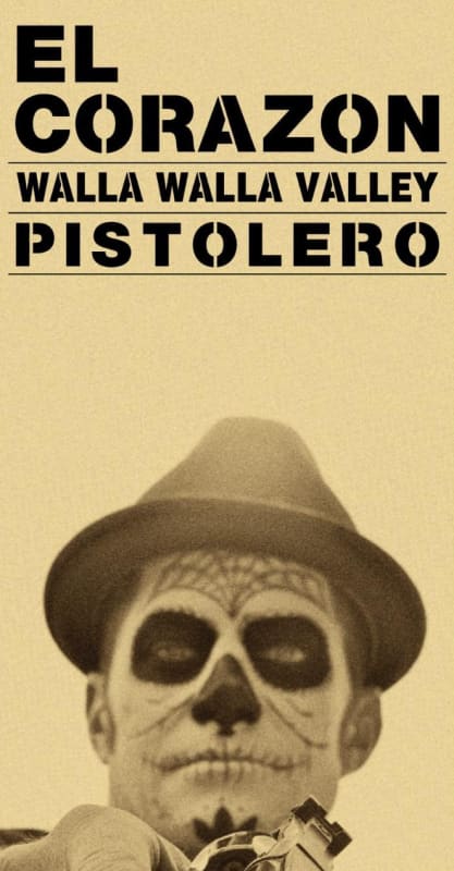 El Corazon Winery Pistolero 2013 Front Label
