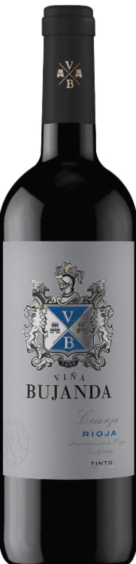 Vina Bujanda Crianza 2016 Front Bottle Shot