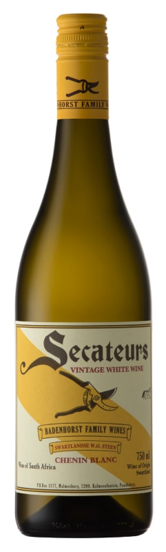 Badenhorst Secateurs Chenin Blanc 2021 Front Bottle Shot