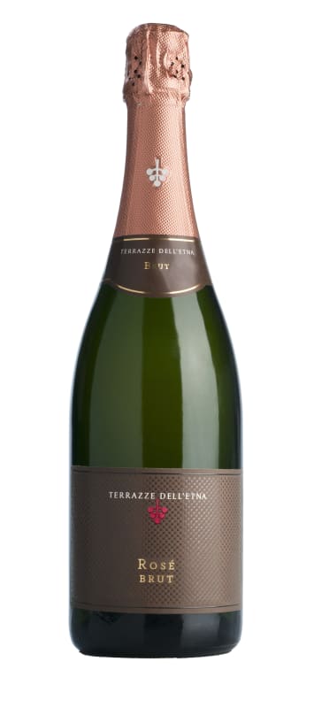 Terrazze dell'Etna Cuvee Brut Rose Metodo Classico 2017 Front Bottle Shot