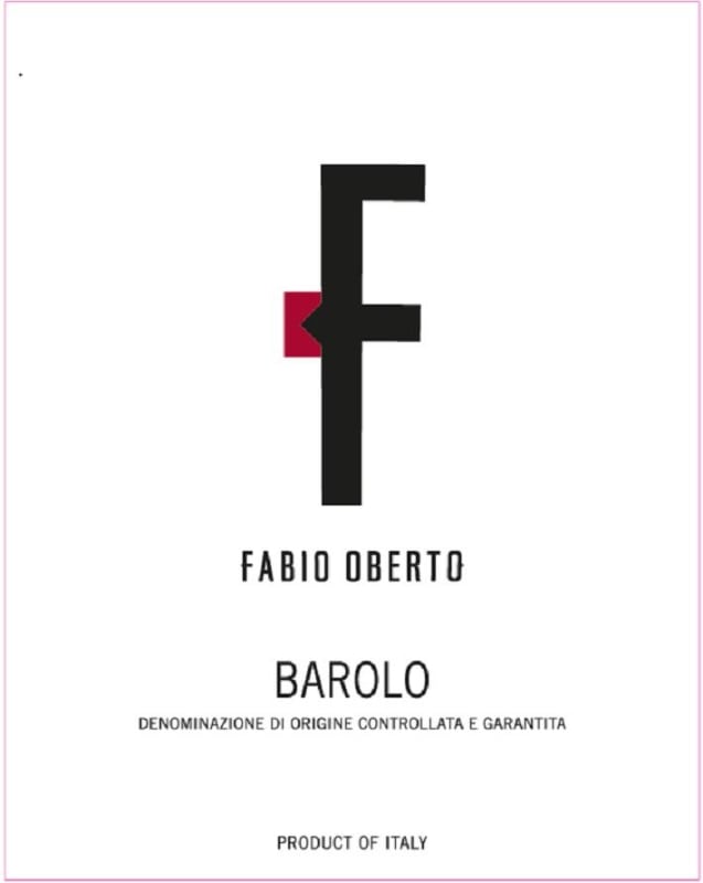 Fabio Oberto Barolo 2016 Front Label