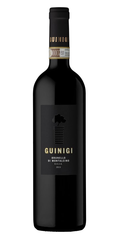 Guinigi Brunello di Montalcino 2015 Front Bottle Shot