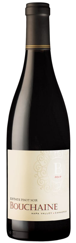 Bouchaine Estate Pinot Noir 2017 Front Bottle Shot