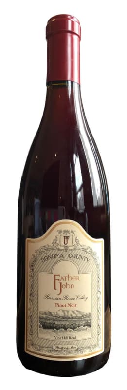 Father John Vine Hill Road Pinot Noir 2014 Front Bottle Shot