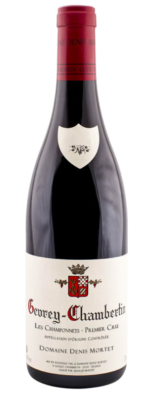 Denis Mortet Gevrey-Chambertin Les Champonnets Premier Cru 2017 Front Bottle Shot