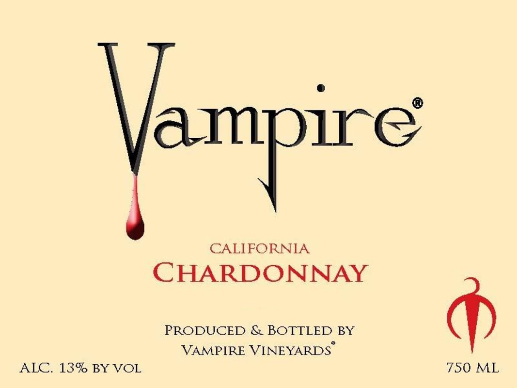 Vampire Vineyards Chardonnay 2016 Front Label