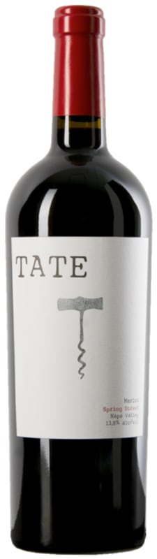 TATE Spring Street Merlot 2016 Front Bottle Shot