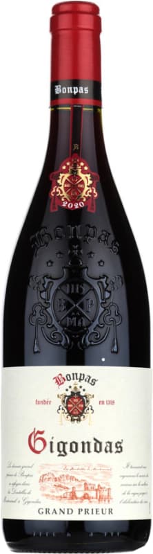 Bonpas Gigondas Grand Prieur 2020 Front Bottle Shot