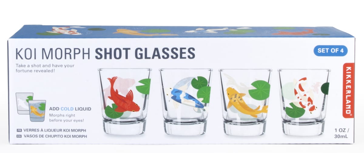 Koi Morph Shot Glasses (Set of 4) Gift Product Image