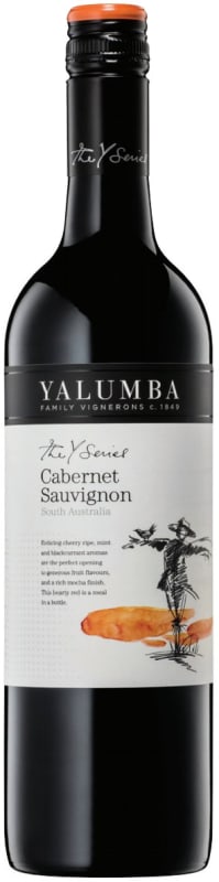 Yalumba Y Series Cabernet Sauvignon 2015 Front Bottle Shot