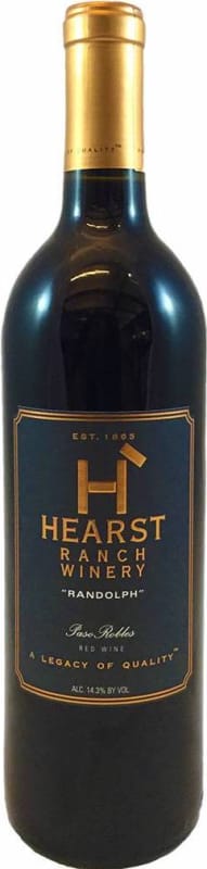 Hearst Ranch Randolph 2016 Front Bottle Shot