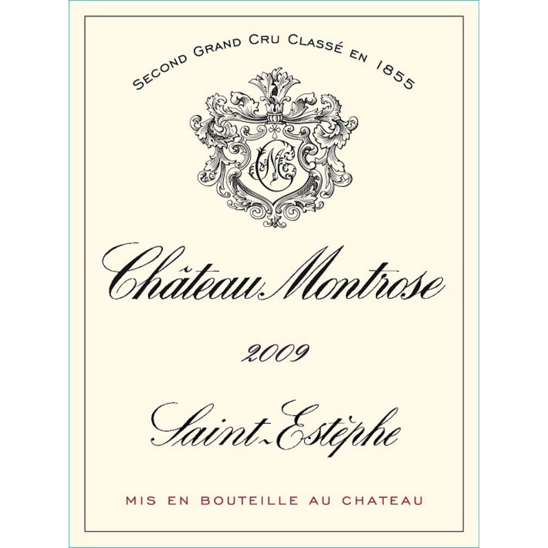 Chateau Montrose (1.5 Liter Magnum) 2009 Front Label