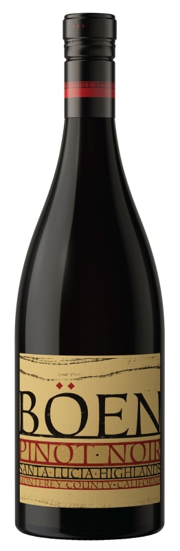 Boen Santa Lucia Highlands Pinot Noir 2019 Front Bottle Shot