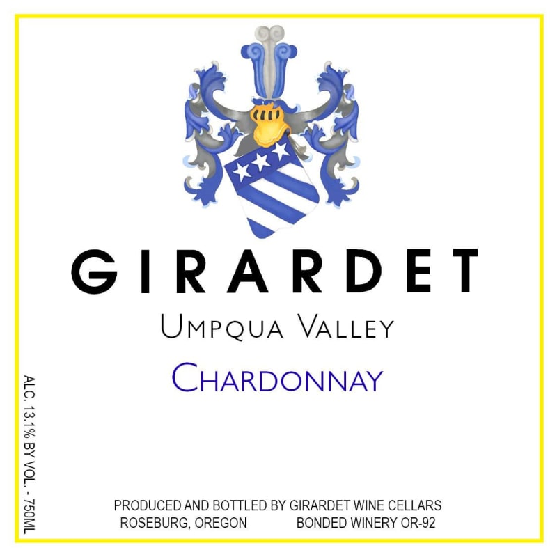 Girardet Chardonnay 2009 Front Label