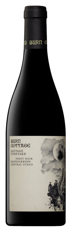 Burn Cottage Sauvage Vineyard Pinot Noir 2020 Front Bottle Shot