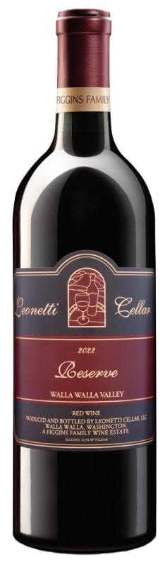 Leonetti Reserve 2022 Front Bottle Shot