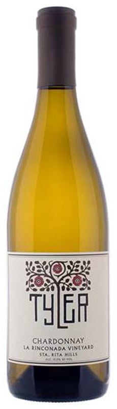 Tyler Winery La Rinconada Vineyard Chardonnay 2016 Front Bottle Shot