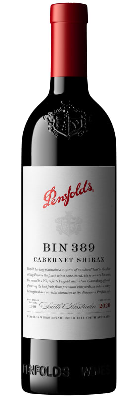 Penfolds Bin 389 Cabernet-Shiraz 2020 Front Bottle Shot