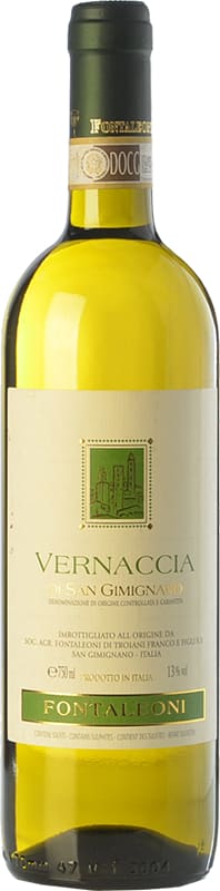 Fontaleoni Vernaccia Di San Gimignano 2022 Front Bottle Shot