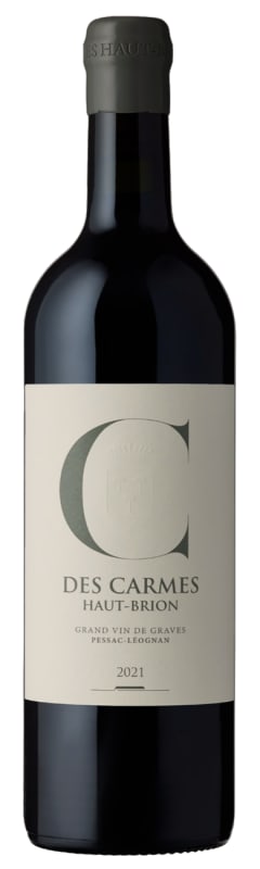 Chateau Les Carmes Haut-Brion C des Carmes 2021 Front Bottle Shot