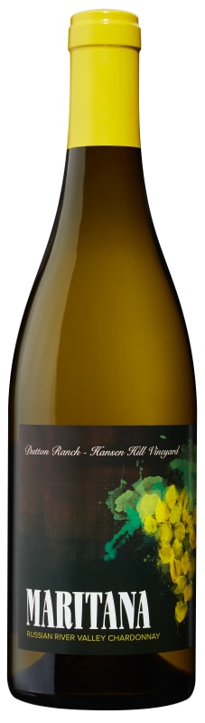 Maritana Vineyards Dutton Ranch Hansen Hill Chardonnay 2018 Front Bottle Shot