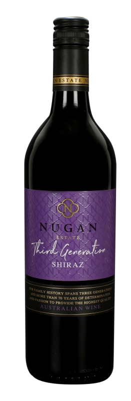Nugan Estate Third Generation Shiraz 2020 Front Bottle Shot