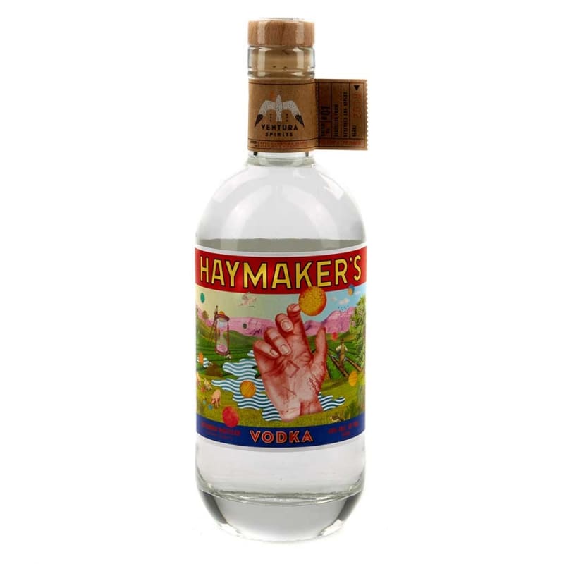 Ventura Spirits Haymaker's Vodka Front Bottle Shot