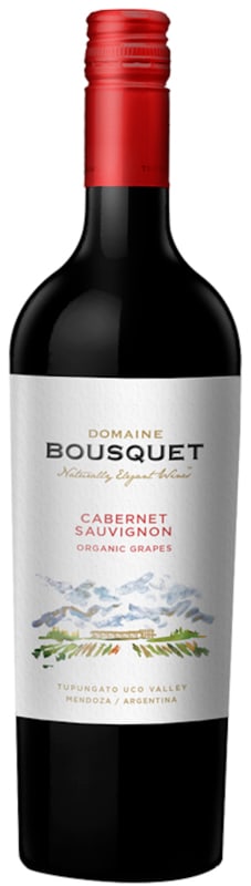 Domaine Bousquet Organic Cabernet Sauvignon 2021 Front Bottle Shot