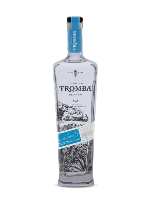 Tromba Blanco Tequila Front Bottle Shot
