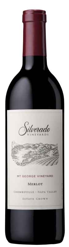 Silverado Mt. George Merlot 2019 Front Bottle Shot