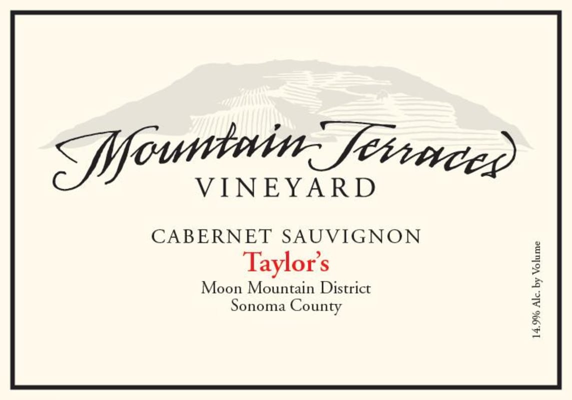 Mountain Terraces Taylor's Cabernet Sauvignon 2014 Front Label