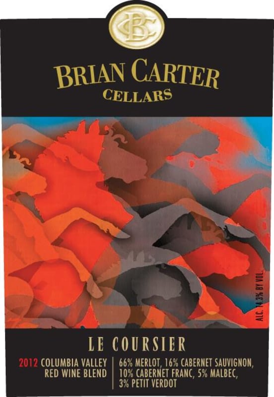 Brian Carter Cellars Le Coursier 2012 Front Label
