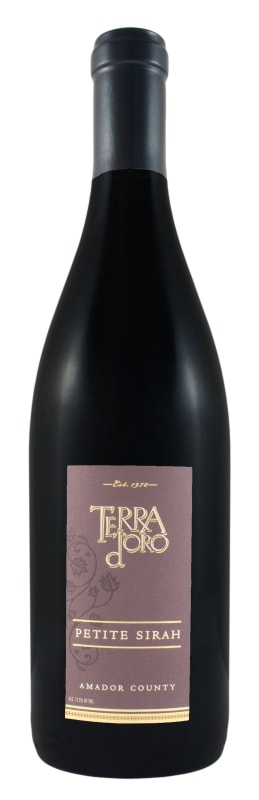 Terra d'Oro Petite Sirah 2018 Front Bottle Shot