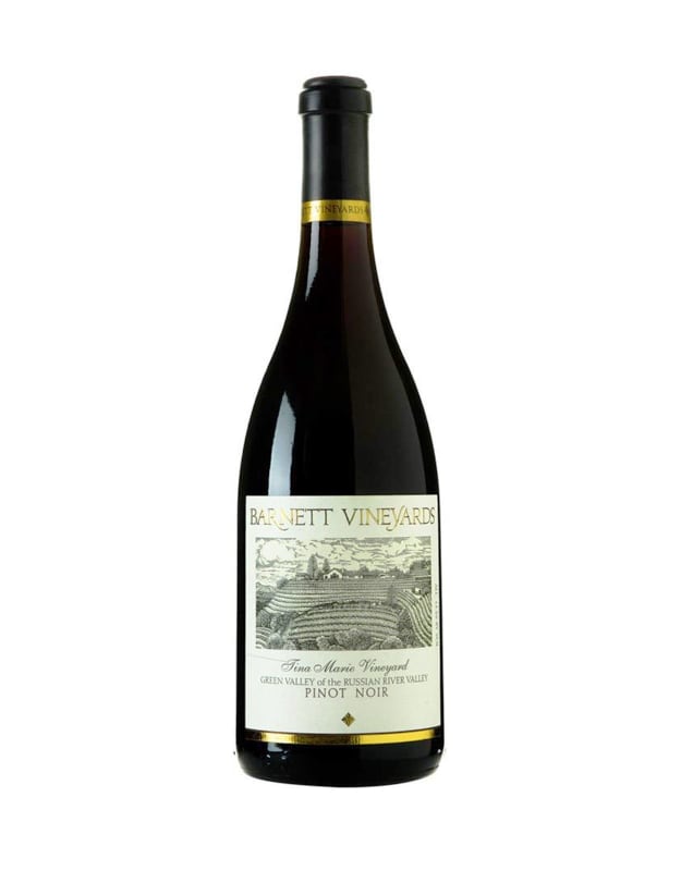 Barnett Vineyards Tina Marie Pinot Noir 2017 Front Bottle Shot