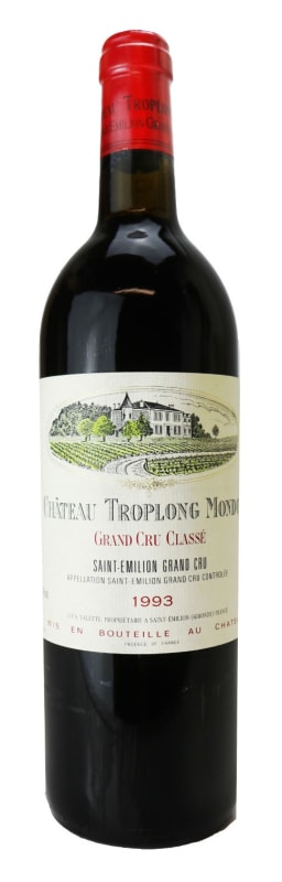 Chateau Troplong Mondot 1993 Front Bottle Shot