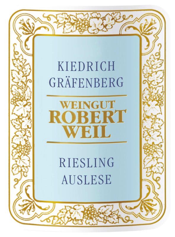 Robert Weil Kiedrich Grafenberg Riesling Auslese (375ML half-bottle) 2020 Front Label